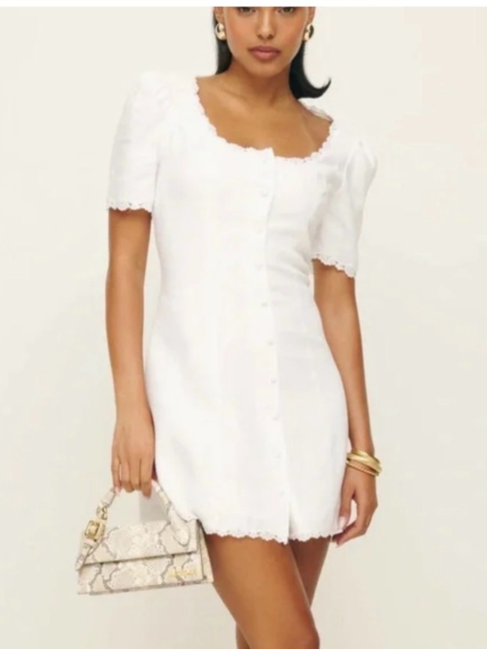 Reformation Annabelle Linen Dress